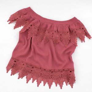 Love University Off the Shoulder Top L (Jr) NWT